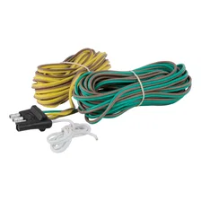 4-Way Flat Connector for Rewiring Trailer; Includes 20ft. Wires (Packaged) image 1