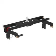 Double Lock EZr Gooseneck Hitch Kit with Brackets; Select Silverado; Sierra image 1