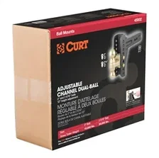Adjustable Channel Mount with Dual Ball (2-1/2in. Shank; 20;000 lbs.; 6in. Drop) image 4