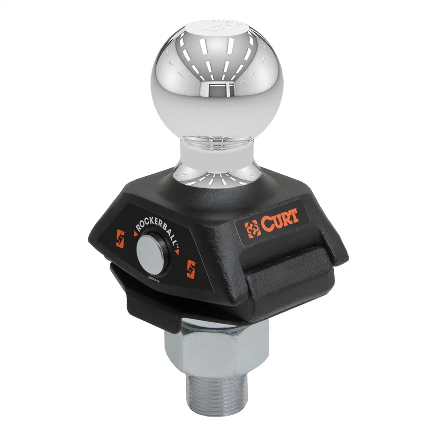 RockerBall 2in. Cushion Hitch Trailer Ball (1in. Shank; 7;500 lbs; Packaged)