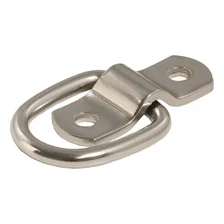 1in. x 1-1/4in. Surface-Mounted Tie-Down D-Ring (1;200 lbs; Stainless) image 2