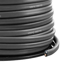 2-Wire Jacketed Trailer Brake Cable; 180ft. Spool; 12 Gauge Wire image 3