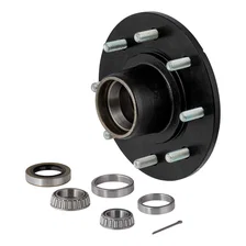 Idler Hub with Races/Wheel Studs; 7;000-lb. Axles; 8 on 6-1/2in. Bolt Pattern image 7