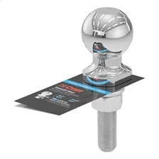 2in. Trailer Ball (3/4in. x 3in. Shank; 3;500 lbs.; Chrome) image 2