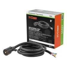 Replacement 7-Way RV Blade with 8ft. Wires (Trailer Side; Packaged) image 1