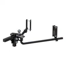 TruTrack 2P Round Bar Weight Distribution Hitch with 2x Sway Control; 8-10K image 1