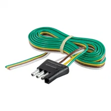4-Way Flat Connector Plug with 48in. Wires (Trailer Side; Packaged) image 2