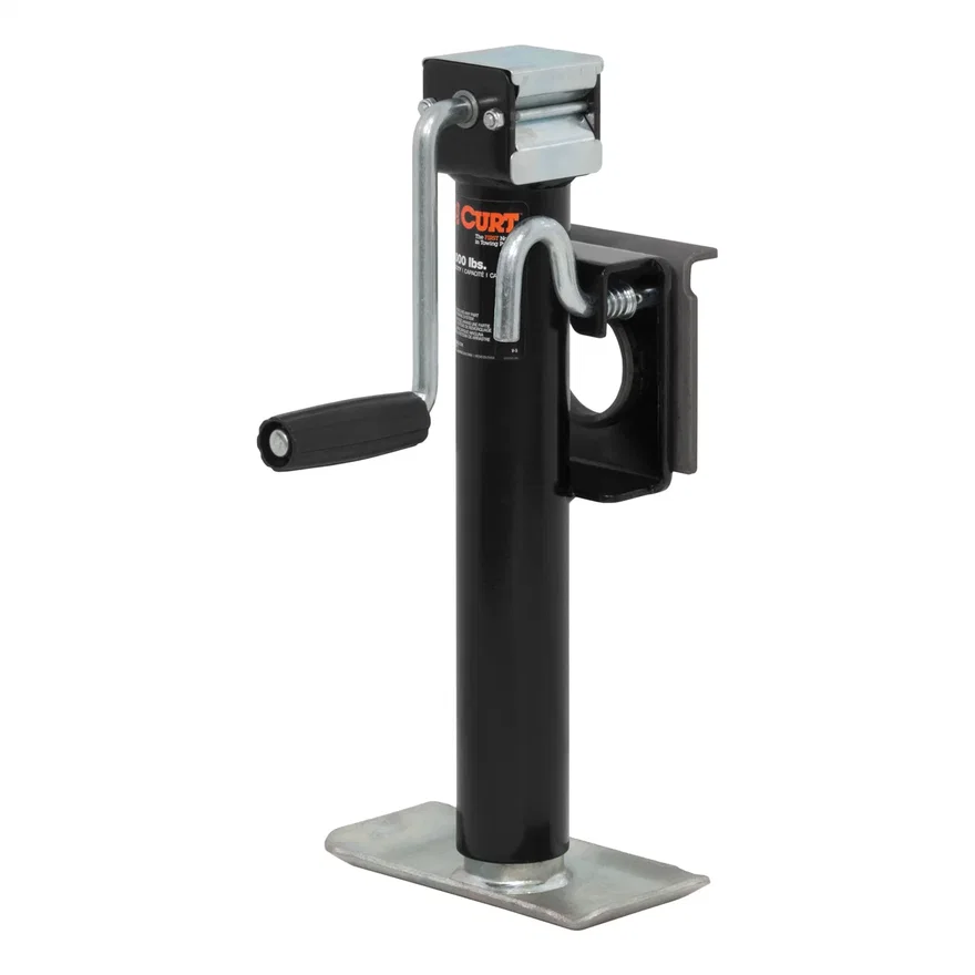 Bracket-Mount Swivel Jack with Side Handle (2;000 lbs; 10in. Travel)