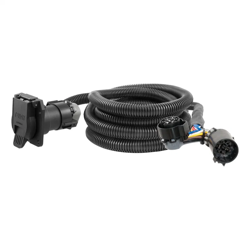 10ft. Custom Wiring Extension Harness (Adds 7-Way RV Blade to Truck Bed; Package for Ford