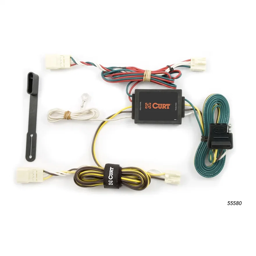 Custom Wiring Harness; 4-Way Flat Output; Select Toyota Sienna