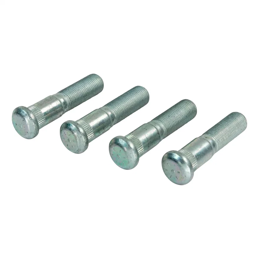 Axle Wheel Stud; 0.689in. Knurl; 5/8in.-18 Thread; 2-3/4in. Shoulder Length; 4 P