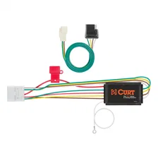 Custom Wiring Harness; 4-Way Flat; Select Toyota Highlander; Lexus RX350 image 1