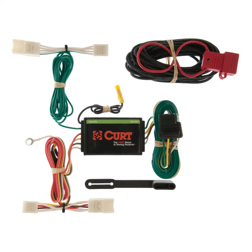 Custom Wiring; 4-Way Flat; Select Toyota Highlander; Hyundai Azera Sedan V6