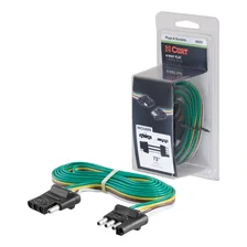 4-Way Flat Connector Plug/Socket with 72in. Wires (Packaged) image 1