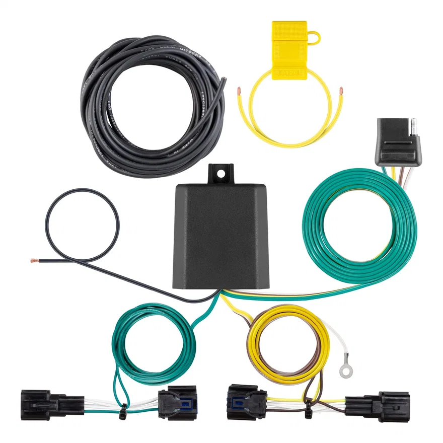 Custom Wiring Harness; 4-Way Flat Output; Select Kia Telluride