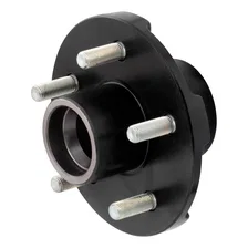 Idler Hub with Races/Wheel Studs; 3;500-lb. Axles; 5 on 4-1/2in. Bolt Pattern image 2