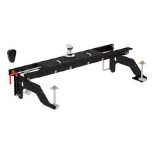 Double Lock Gooseneck Hitch Kit with Brackets; Select Dodge Ram 1500 image 1