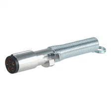6-Way Round Connector Plug with Spring (Trailer Side; Packaged) image 2