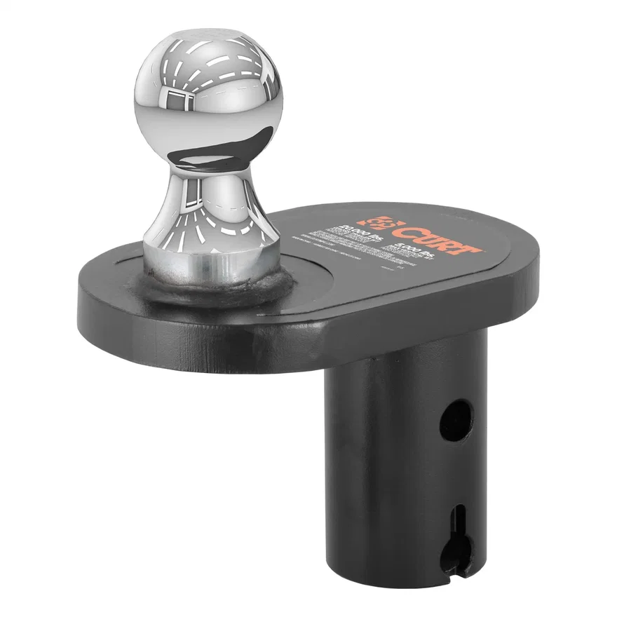 Double Lock 2-5/16in. Offset Gooseneck Ball (4in. Rearward Offset)