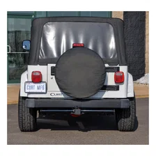 Rear Class 3 Trailer Hitch; 2in. Receiver; Select Jeep Wrangler TJ (Round Tube Frame) image 3