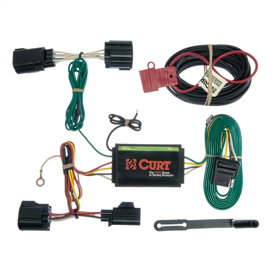 Custom Wiring Harness; 4-Way Flat Output; Select Ford Focus Hatchback