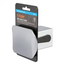 2in. Chrome Steel Hitch Tube Cover (Packaged) image 1