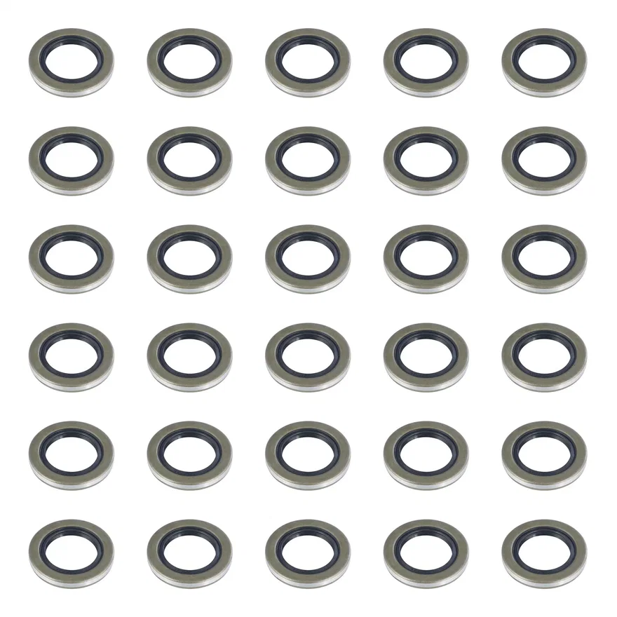 Double Lip Grease Seal; 1;250-lb. Axles; 1.25in. Spindle Shaft Diameter; 30 Pack