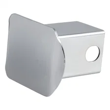 2in. Chrome Steel Hitch Tube Cover (Packaged) image 2