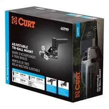Adjustable Tri-Ball Mount (2in. Shank; 1-7/8in.; 2in./2-5/16in. Balls) image 2