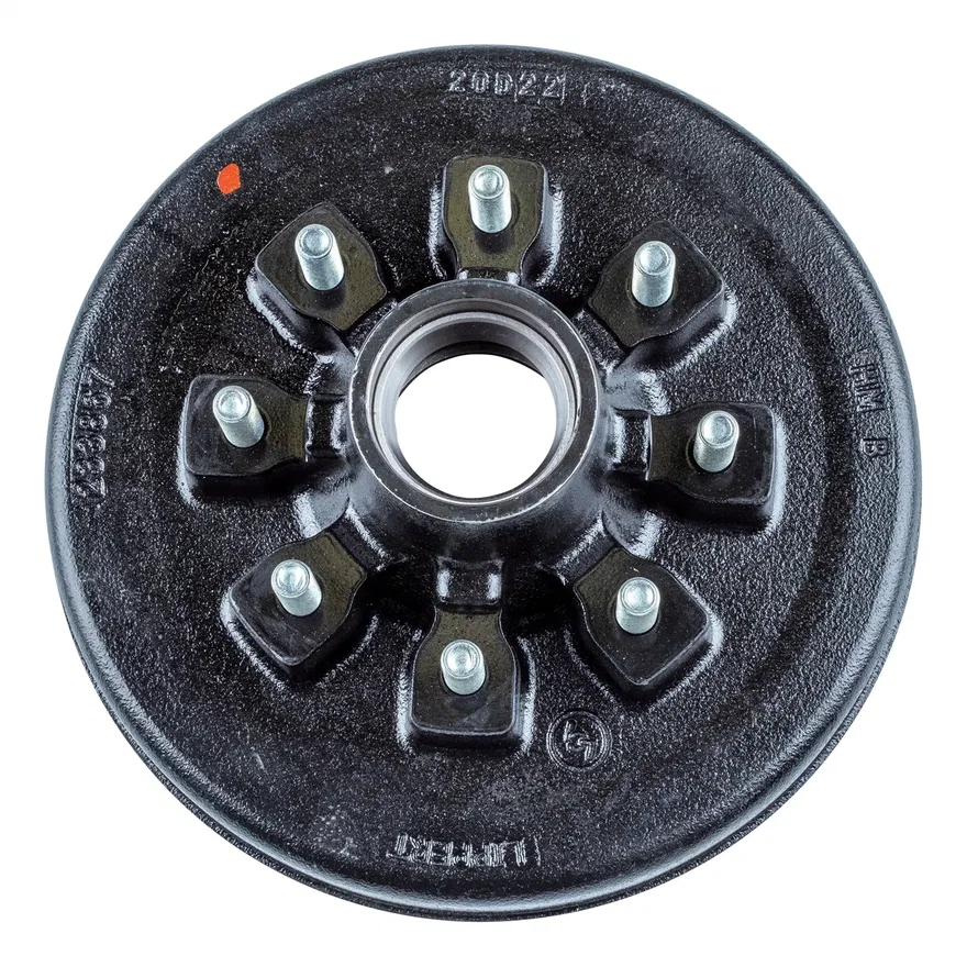 12in. Brake Hub with Bearing Kit; 7;000-lb. Axles; 8 on 6-1/2in. Bolt Pattern