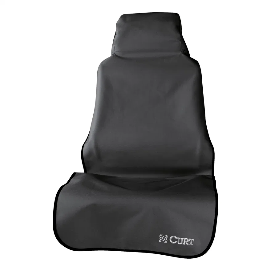 Seat Defender 58in. x 23in. Removable Waterproof Black Bucket Seat Cover
