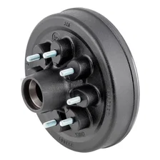 12in. Brake Hub with Bearing Kit; 7;000-lb. Axles; 8 on 6-1/2in. Bolt Pattern image 2