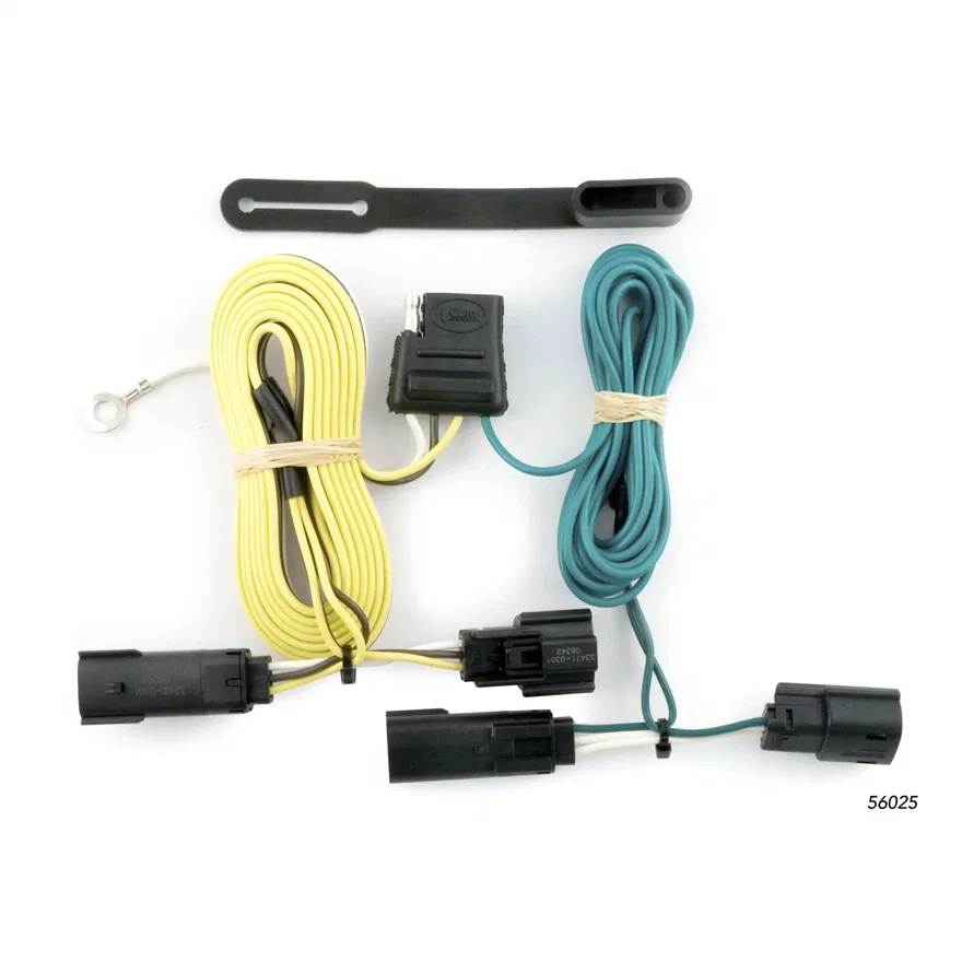Custom Wiring Harness; 4-Way Flat Output; Select Saturn Outlook