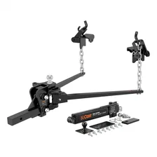 Short Trunnion Bar Weight Distribution Hitch with Sway Control (8-10K; 28-3/8in image 1