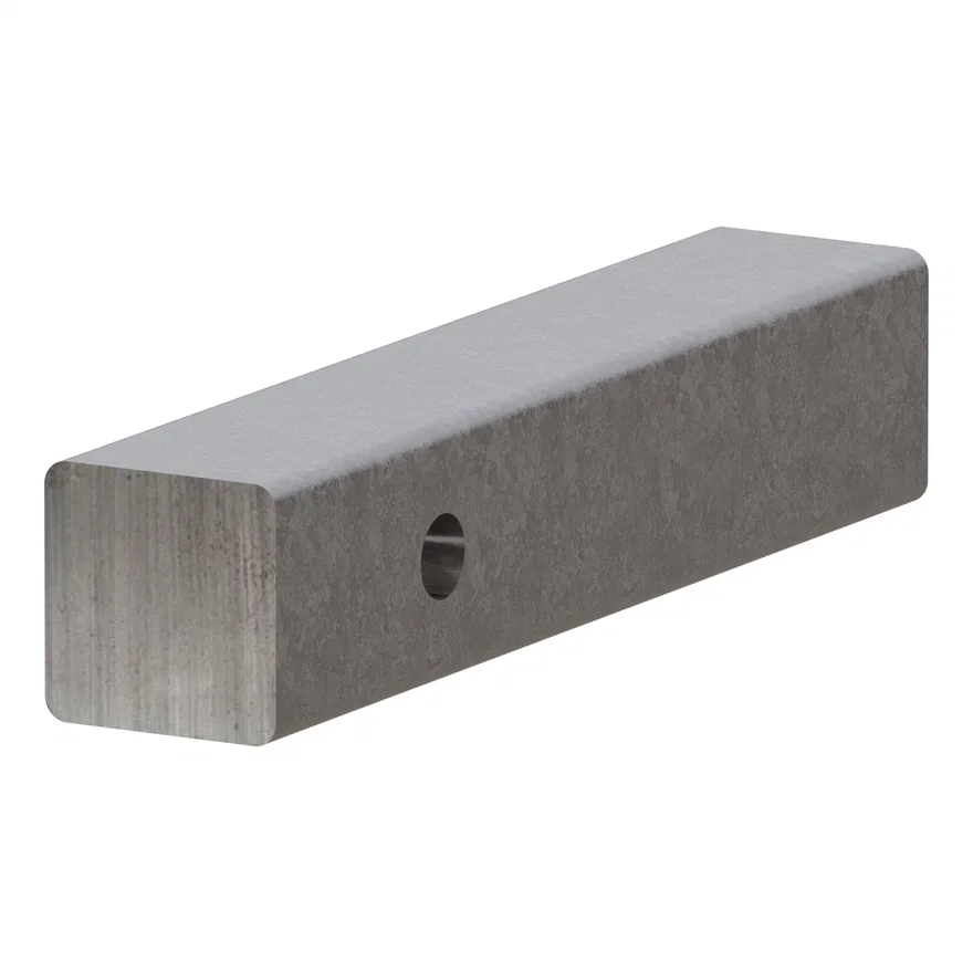 2in. x 10in. Raw Steel Hitch Bar