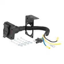 Electrical Adapter with Tester (4-Way Flat Vehicle to 6-Way Round Trailer) image 1