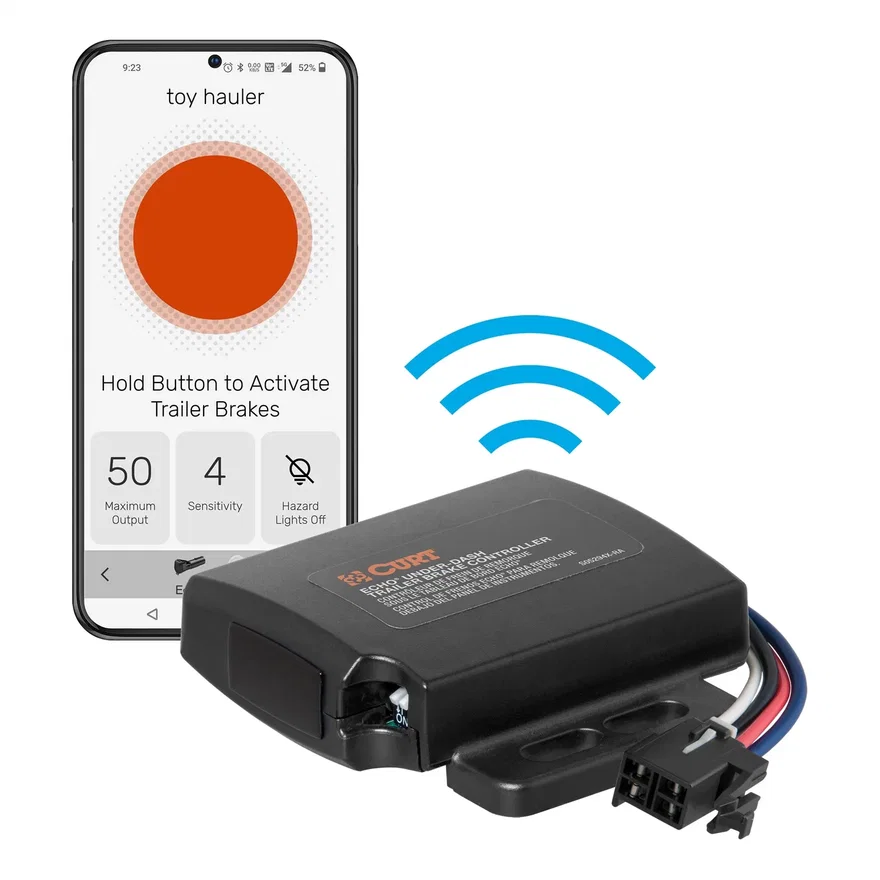 Echo Under-Dash Trailer Brake Controller; Bluetooth® Smartphone Connection