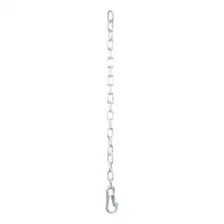 27in. Safety Chain with 1 Snap Hook (5;000 lbs; Clear Zinc) image 2