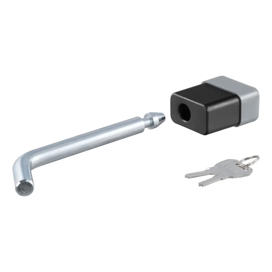 1/2in. Hitch Lock (1-1/4in. Receiver; Deadbolt; Chrome)
