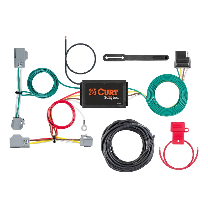 Custom Wiring Harness; 4-Way Flat Output; Select Volvo XC60