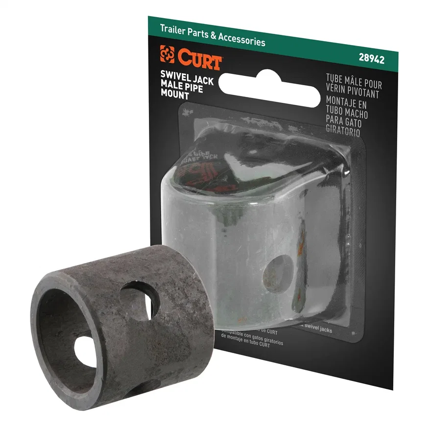 Replacement Swivel Jack Male Pipe Mount (9/16in. Pin Hole; Packaged)