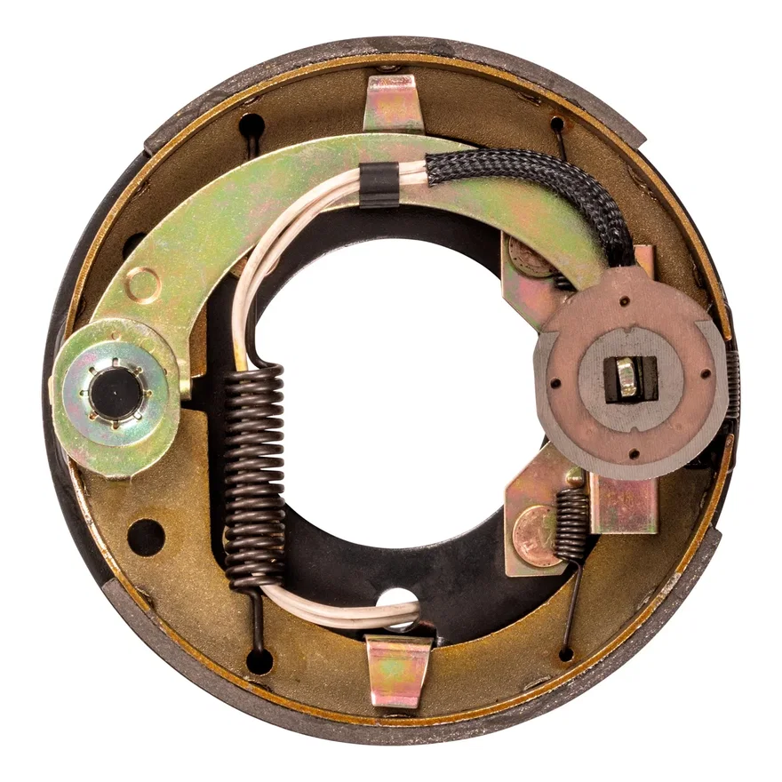 Electric Trailer Brake Assembly; 7in. x 1-1/4in.; 4 Bolt; 2;200-lb. Axles; Right