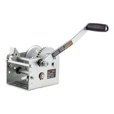 Hand-Crank 2-Speed Win.; 2;000 lbs; 10.25:1 Low Gear Ratio; 10.6in. Handle image 1
