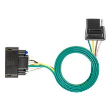 Custom Wiring; 4-Way Flat; Select Buick Enclave; Chevrolet Traverse; GMC Acadia image 1