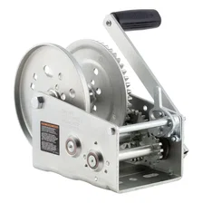 Hand-Crank 2-Speed Win.; 3;200 lbs; 17.5:1 Low Gear Ratio; 9.6in. Handle image 2