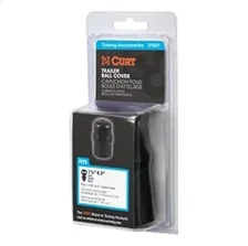 Trailer Ball Cover (Fits 1-7/8in. or 2in. Balls; Black Rubber; Packaged) image 3
