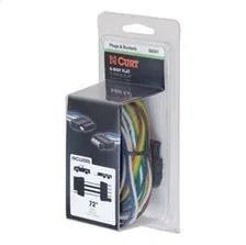 5-Way Flat Connector Plug/Socket with 72in. Wires (Packaged) image 3