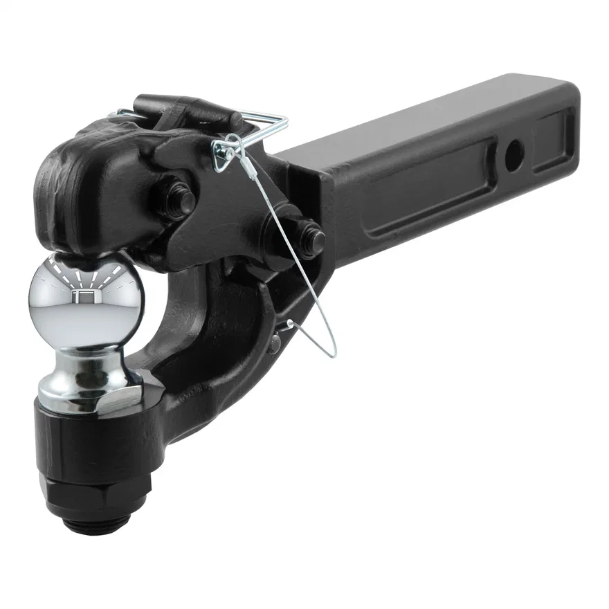 Receiver-Mount Ball/Pintle Hitch (2in. Shank; 2in. Ball; 10;000 lbs.)