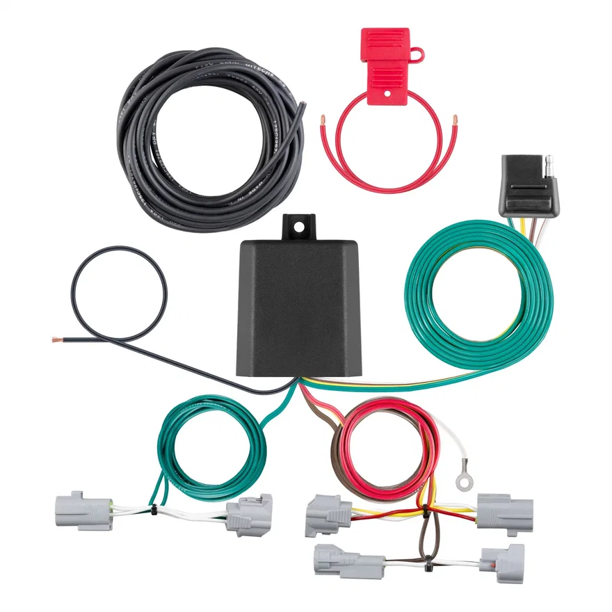 Custom Wiring Harness; 4-Way Flat Output; Select Toyota Corolla Cross