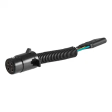 Electrical Adapter (4-Way Round Vehicle to 4-Way Flat Trailer; Packaged) image 2